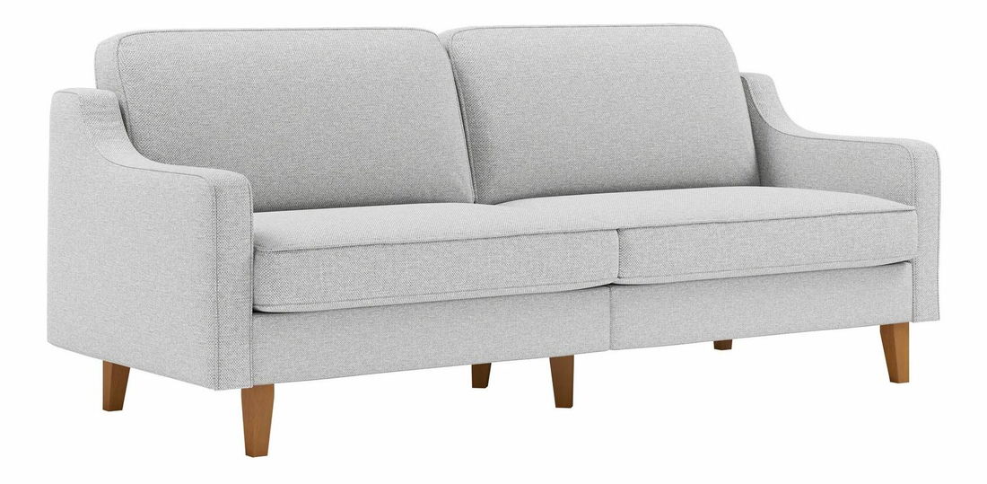 Pohovka trojsedačka Robia 3 (svetlosivá + orech)