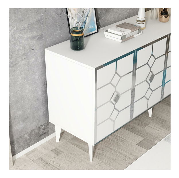 Skrinka Pivuti (biela + strieborná) 