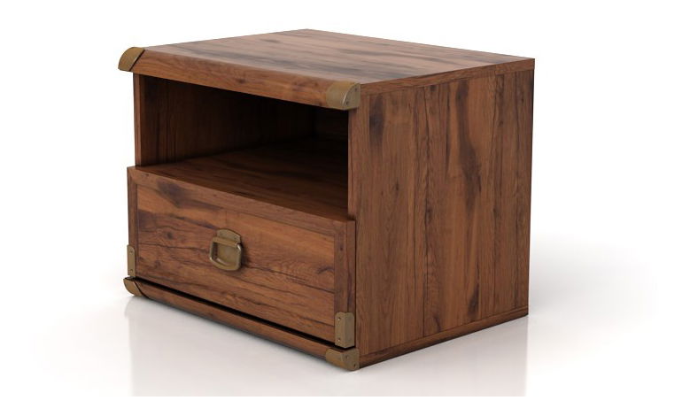 Éjjeliszekrény Iliana JKOM 1s (Sutter tölgy)