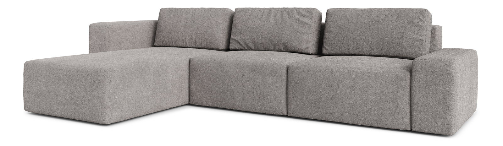 Sarokkanapé Berliner (B) (világosszürke)