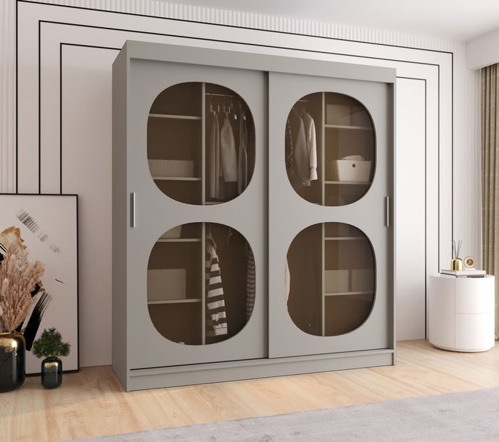 Šatníková skriňa 180 cm Boomer 2 (kašmír)