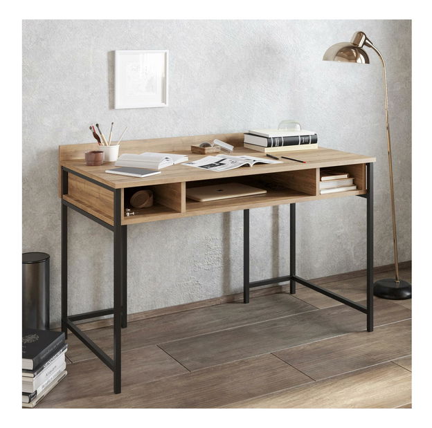 PC stolić Trude (crna + orah)