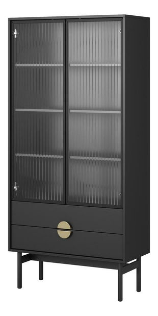 Vitrină Stellia S7 (negru)