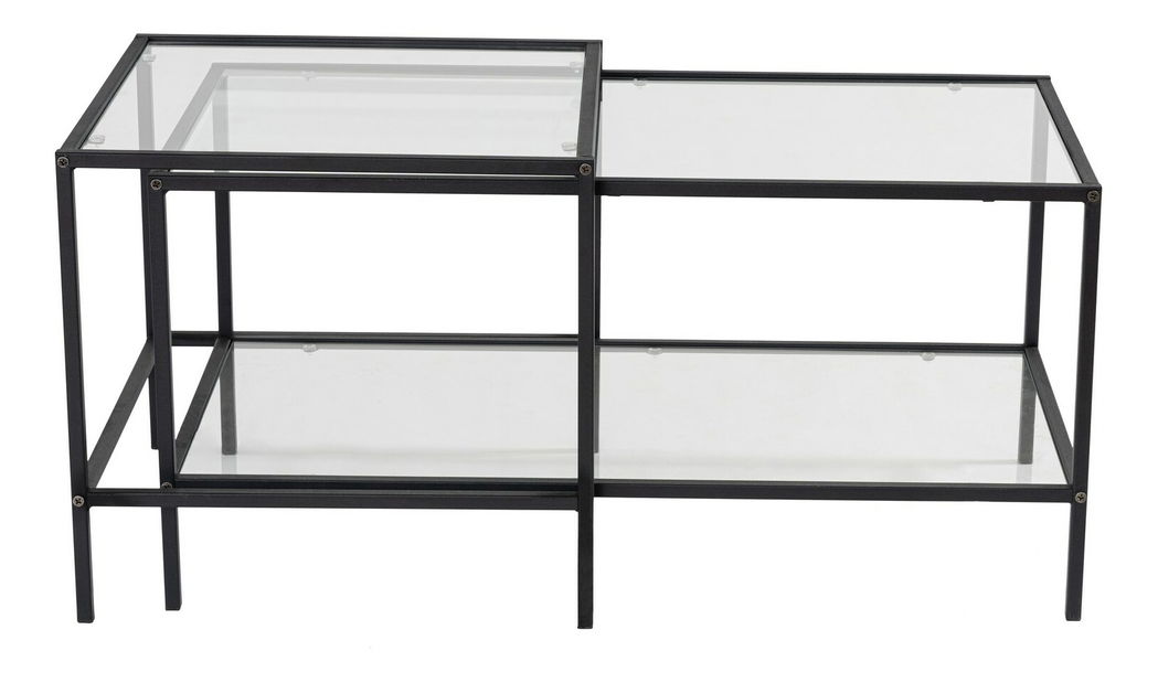 Set 2 ks. konferenčných stolíkov Sevaga (čierna)