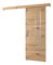 Tolóajtó 90 cm Sharlene Y (artisan tölgy + artisan tölgy + ezüst)
