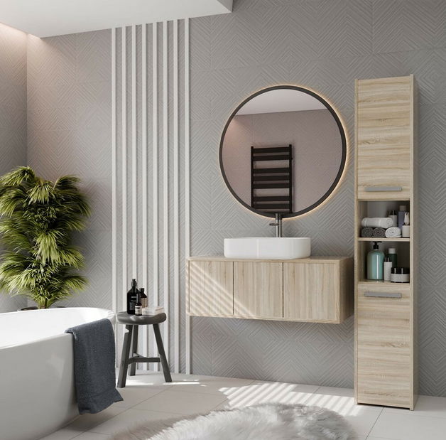 Kúpeľňová skrinka Samways 1 (dub sonoma)