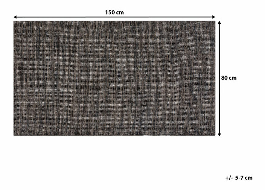 Covor 150x80 cm SATAY (textil) (maro)