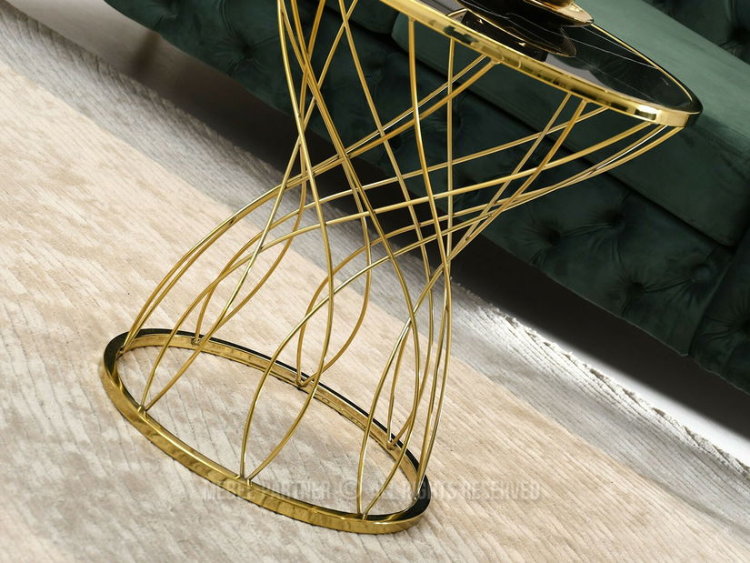 Stolić za kavu Favorezcan (crna + zlatna)