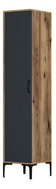 Ruhásszekrény Kiara S (dió + antracit)