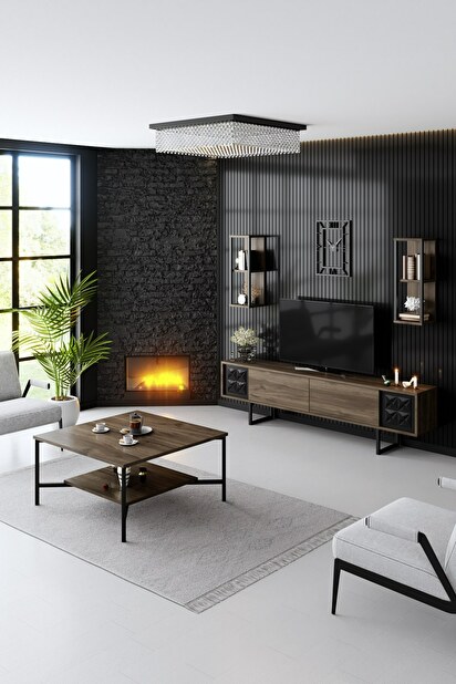 Mobilier living Buon (Nuc + Negru)