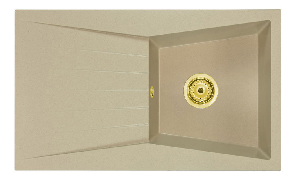 Kuhinjski sudoper Ragod (bež) (s 1 otvorom za bateriju) (L)