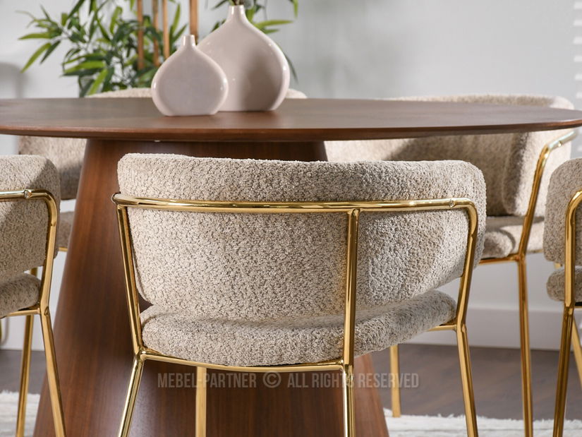 Stolica Sorento (bež + zlatna)