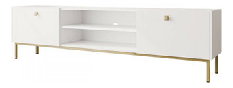 Dulap TV Probazzo 2KW (Alb + auriu) 