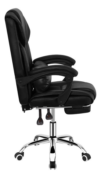 Kancelárske kreslo Andrew (čierna ekokoža)