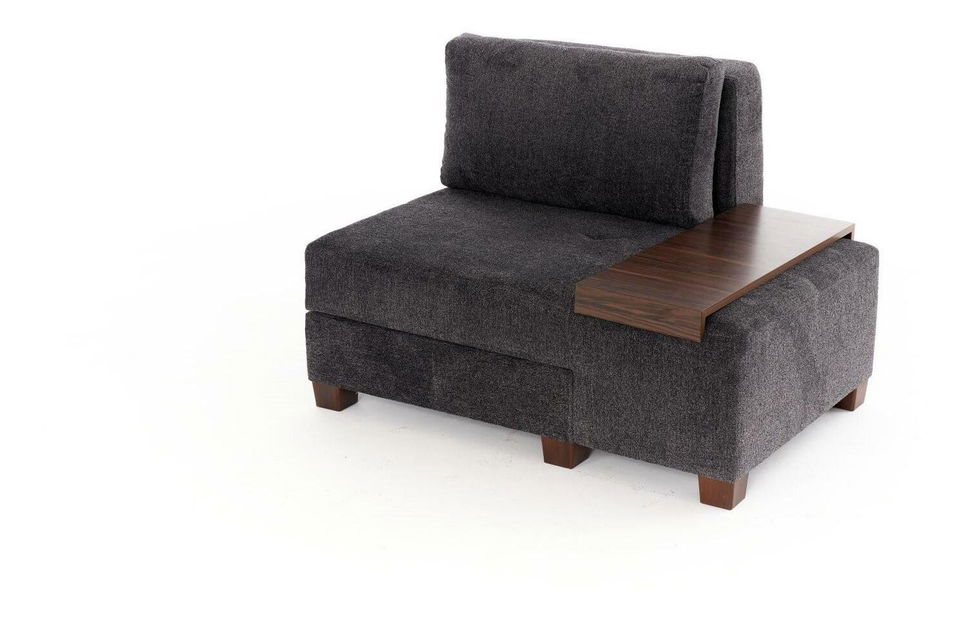 Fotelja na razvlačenje Perenilla C (D) (antracit + orah)