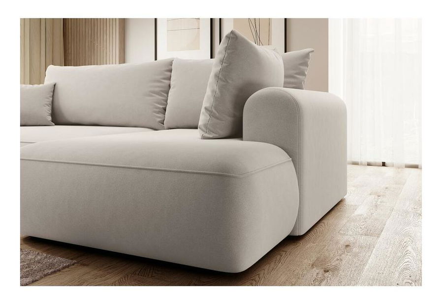 Colțar Olivo II (D) (alb + negru)