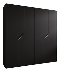 Šatníková skriňa Alaris 1 200 (čierna + kašmír)