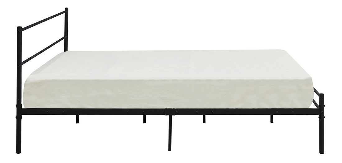 Manželská posteľ 160x200 cm Bengrio 0501 (čierna) (bez matraca) *výpredaj
