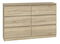 Komód Musecalo 6 120 (szonoma tölgy)