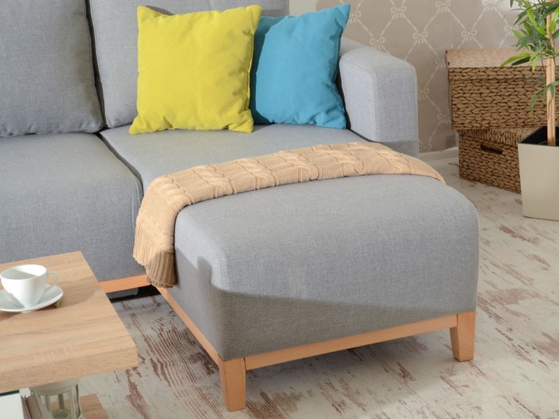 Colțar Salida (gri + stejar)