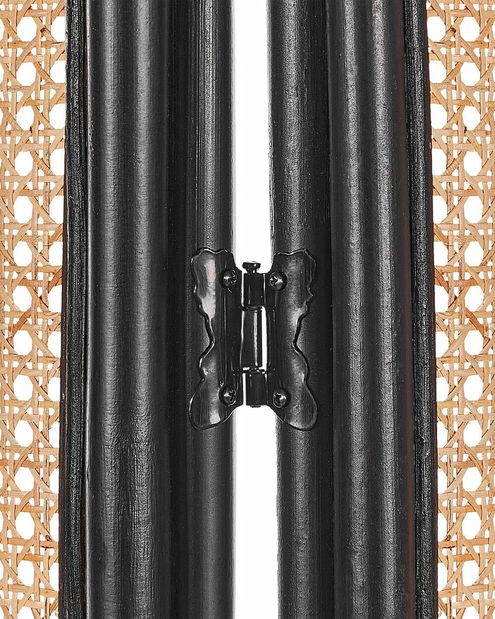 Paraván Chantall (prírodná + čierna)