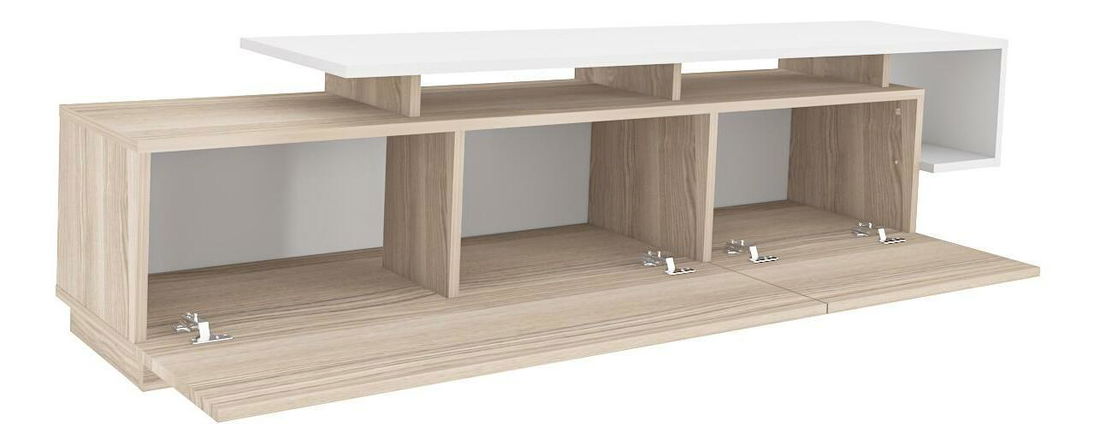 Masă TV/Dulap Pria (cordoba + alb)