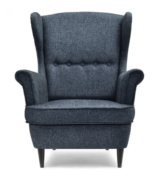 Kreslo ušiak Margis (sivá)