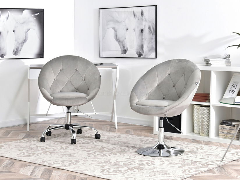 Fotoliu Lush 3 (gri + auriu)