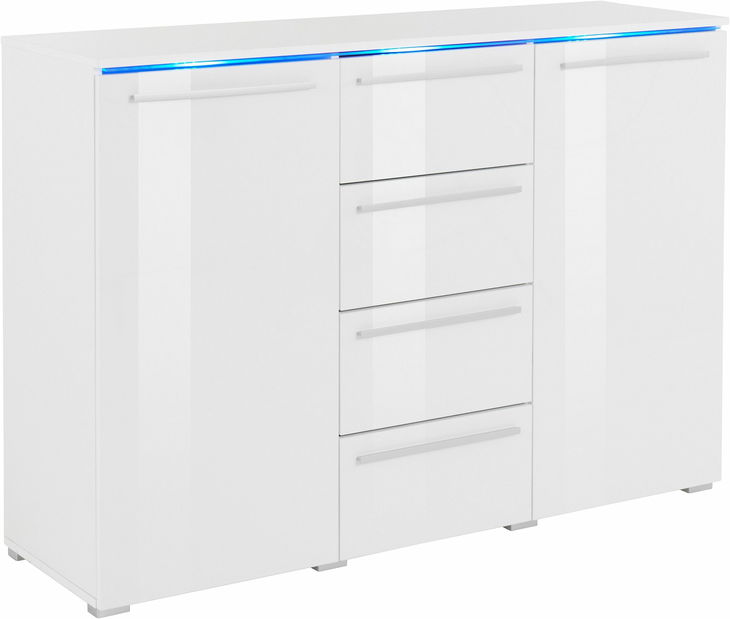 Comodă Alyce Typ 26 (alb lucios) *vânzare