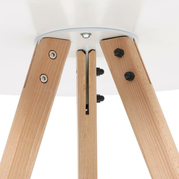 Masă sufragerie Definidos (alb) (pentru 2 persoane)