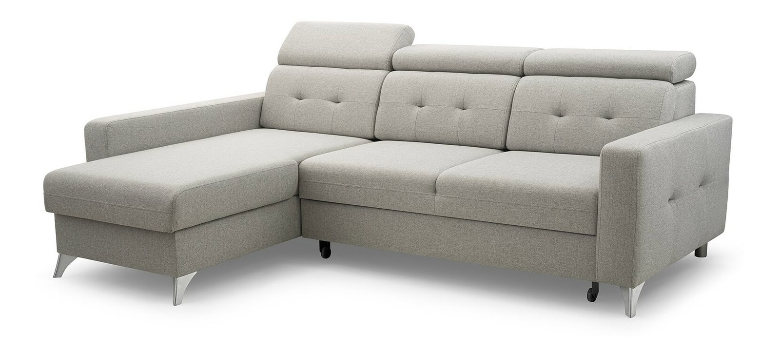 Kutna garnitura Larry (svijetlo siva) (L)