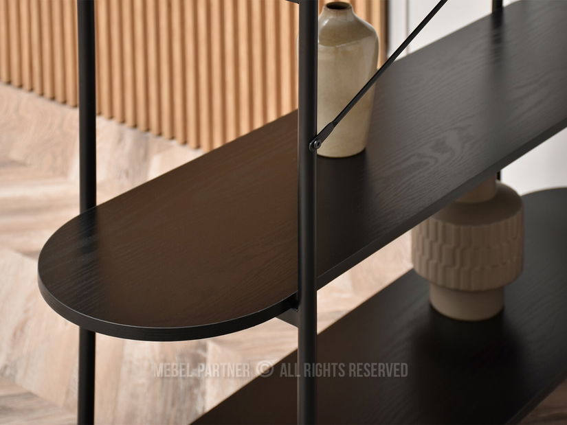 Regál Linde (fekete)