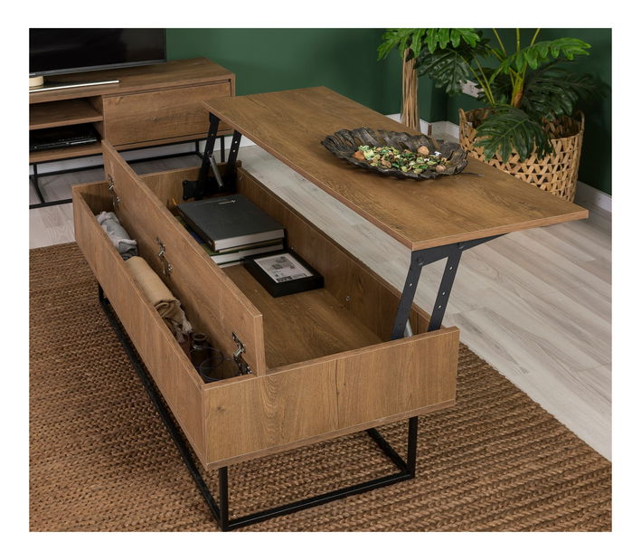 Nappali szett Laxi 9 (dió + fekete)