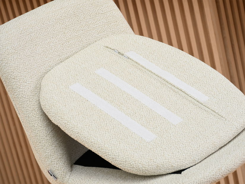 Barová stolička Ravelianto (krémová + čierna)