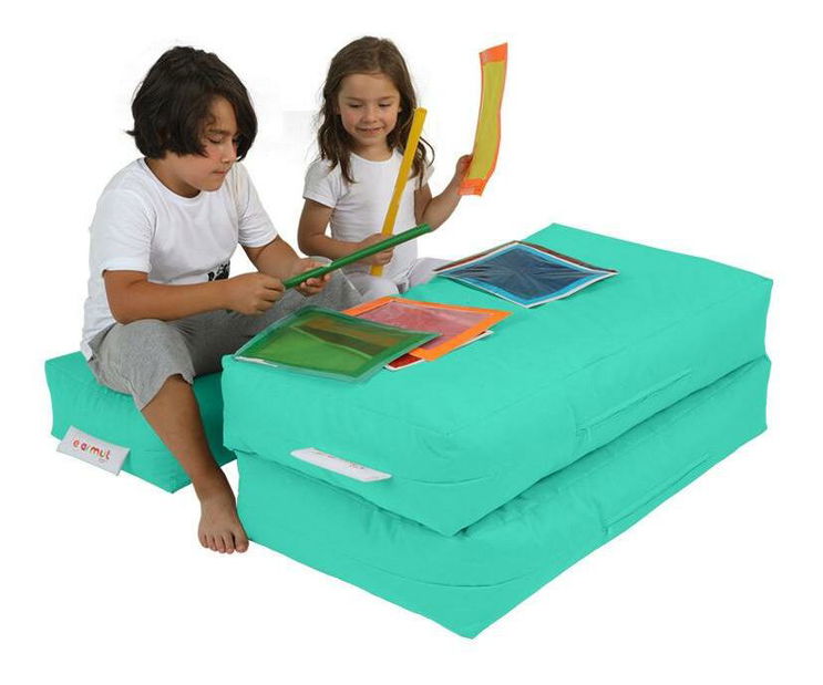 Fotoliu puf Kiddo (turcoaz)