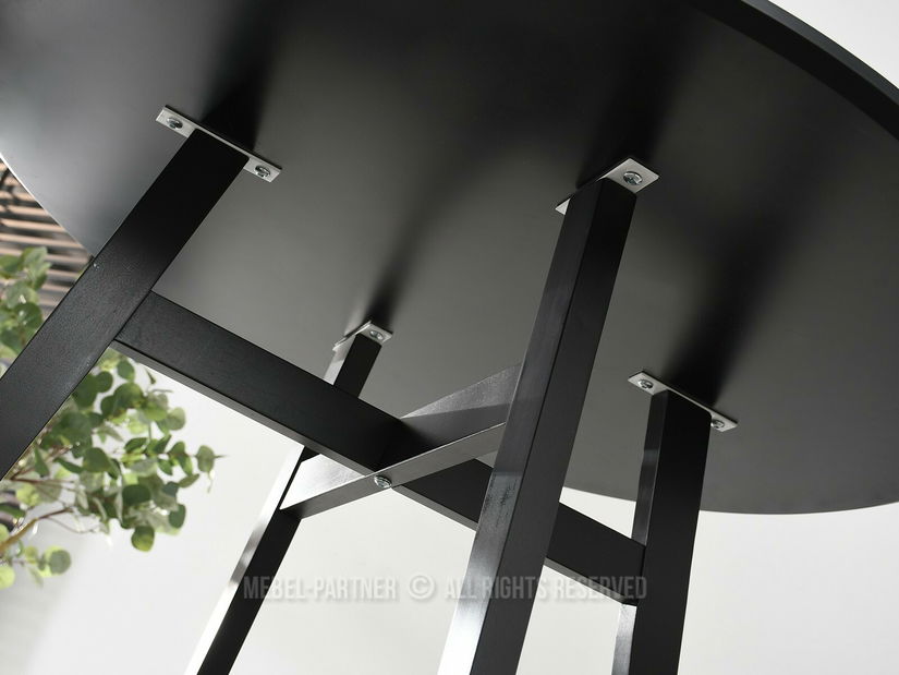 Jedálenský stôl Croc (čierna)