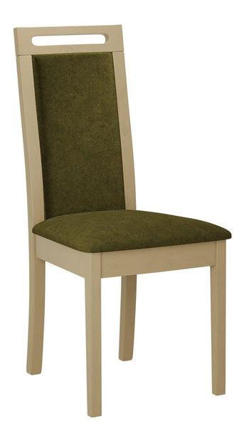 Scaun bucătărie Hellen VI (nuc + gri albastru)