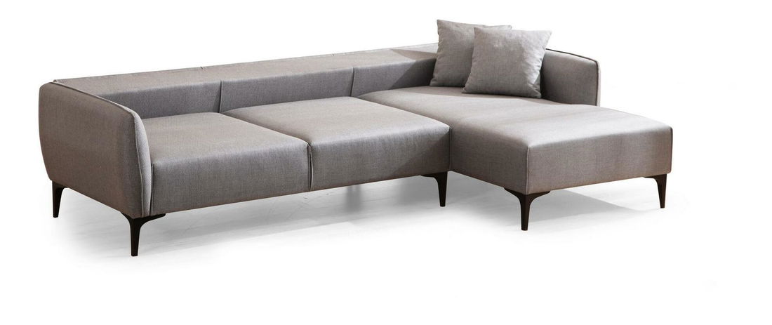 Kutna garnitura Belasemma (D) (siva + crna)