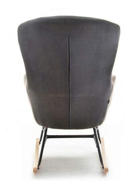 Kreslo Nesia (grafit + buk biely)