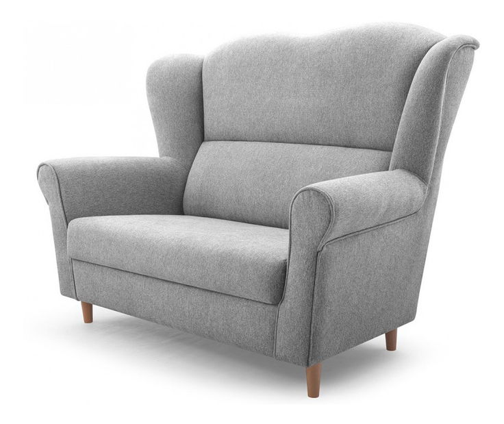 Pohovka dvojsedačka Lotus (svetlosivá)