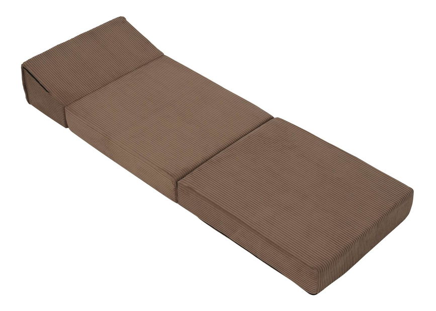 Rozkladacie kreslo Plantearan (svetlohnedá) 