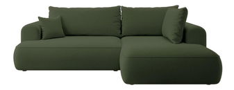 Sarokkanapé Olivo II (J) (zöld + fekete)