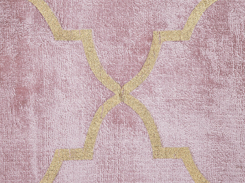 Covor 80x150 cm YOLK (stofă) (roz)