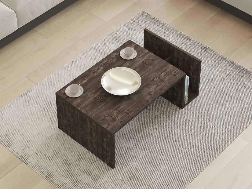 Konferenčný stolík Lekumi (antracit) 