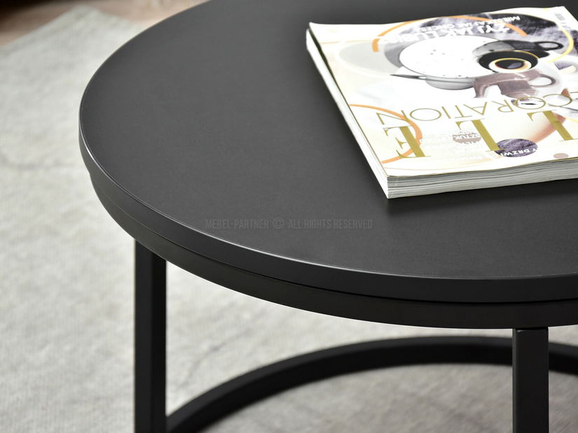 Măsuță de cafea Nucleos (negru)