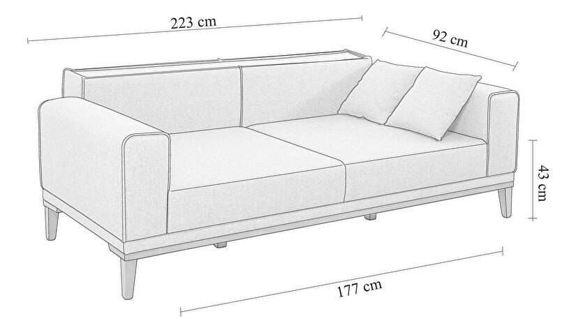 Set canapea fotoliu Lesan (Gri)