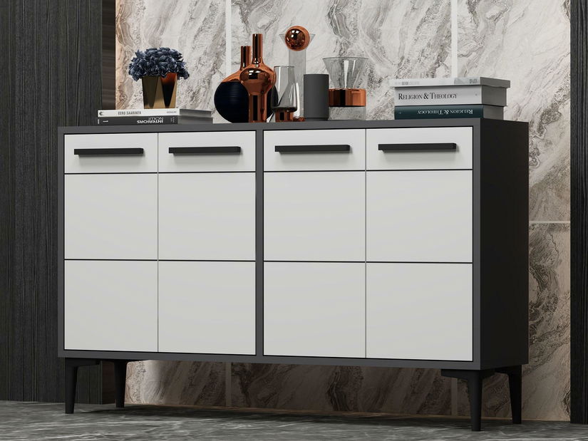 Komoda Daduko (antracit + bijela)