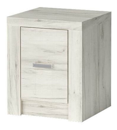 Nočný stolík Indie 24 (craft biely)