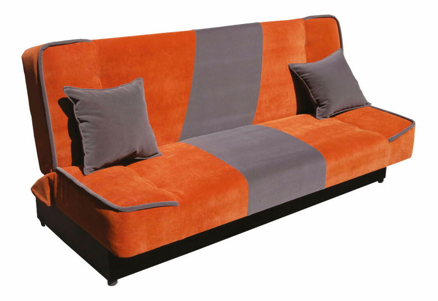Pohovka trojsedačka Lexi 3R oranžová + sivá 