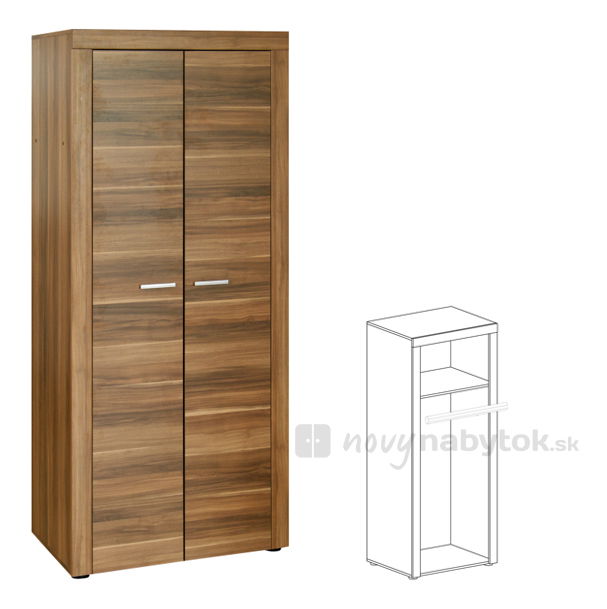 Šatníková skriňa TAKO